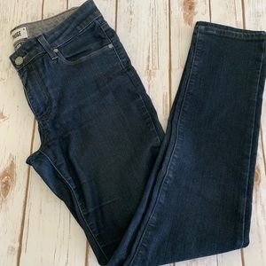 Paige dark wash skyline skinny jeans.